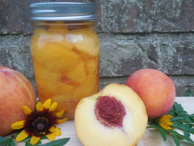how to can peach slices
